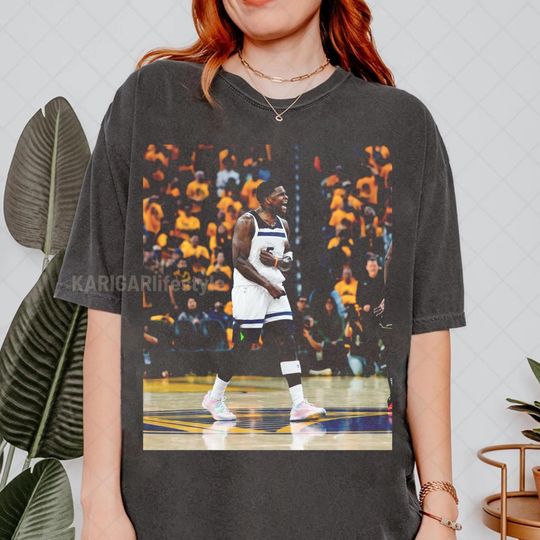 Vintage Anthony Edwards Comfort Colors Shirt, Basketball Shirt