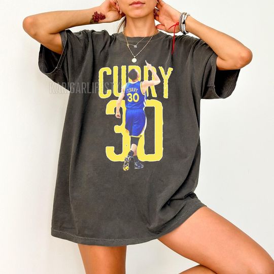 Stephen Curry Comfort Colors Shirt, Vintage Basketball Shirt