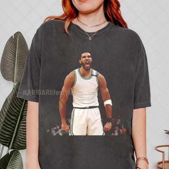 Vintage Jayson Tatum Comfort Colors Shirt, Basketball Shirt