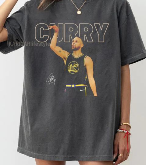 Stephen Curry Comfort Colors Shirt, Vintage Basketball Shirt
