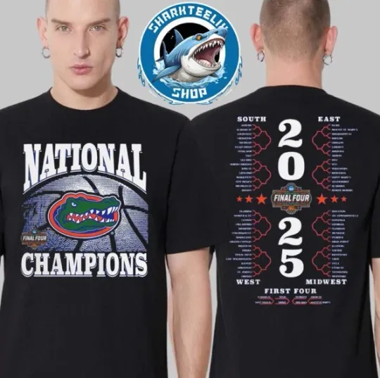 Florida Gators Preschool 2025 Men Basketball National Champions T-Shirt