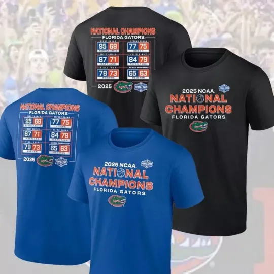 2025 Florida Gators Basketball National Champions Schedule Gift