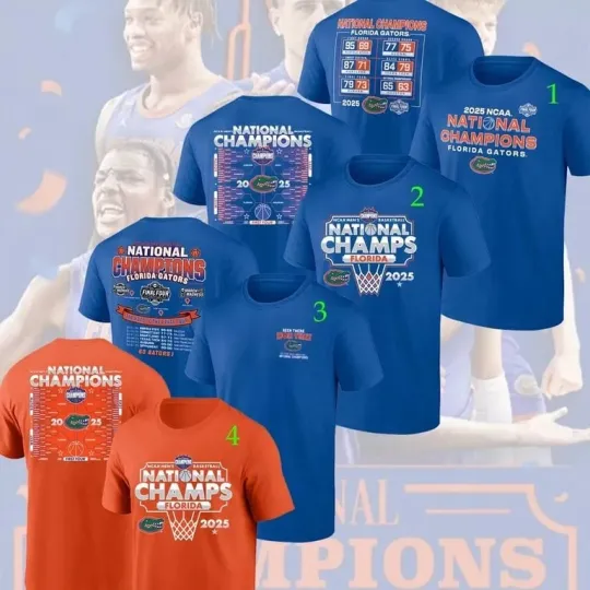 Florida Gators 2025 Basketball National Champions All Design For Fans
