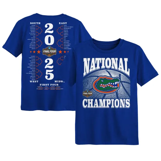 Preschool Royal Florida Gators 2025 NCAA Basketball National Champions