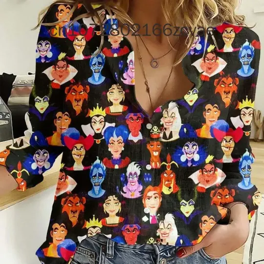 Maleficent Disney Women's Blouses Shirt