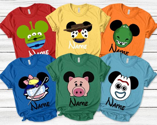 Disney Toy Story Mom and Dad Shirt, Toy Story Inspired, Toy Story Family Shirts, Buzz Lightyear, Disney Toy Story Dinosaur
