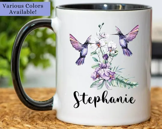 Hummingbird Mug Hummingbird Coffee Mug Hummingbird Gifts, 11-15 OZ