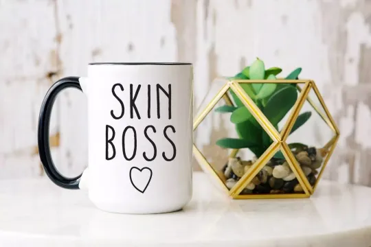 Skin Boss Mug Coffee Mug Gift, 11 -15 OZ Print In USA SALE!!!