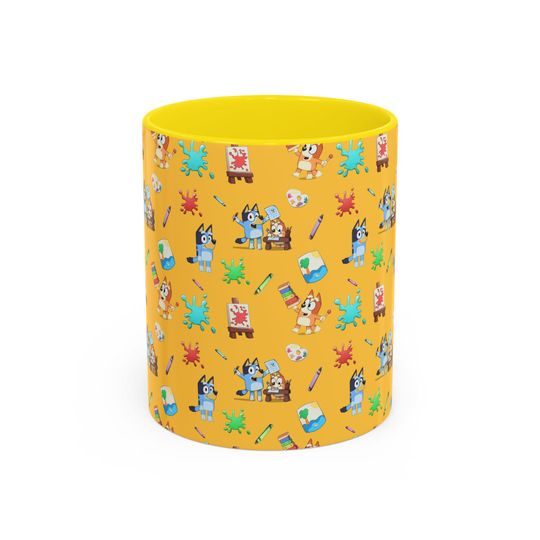 Colorful Kids' Coffee Mug,Cool Dad Ceramic Mug, Funny Father's Day Gift,Gift for Dad, BlueyDad Inspired Design,BlueyDad coffee mug,BlueyDad mug