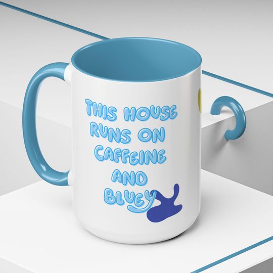 BlueyDad Mom Mug, BlueyDad Dad Mug, Mother's or Father's Day Gift, BlueyDad Adult Mug, BlueyDad Mom Birthday Present, BlueyDad Theme Party