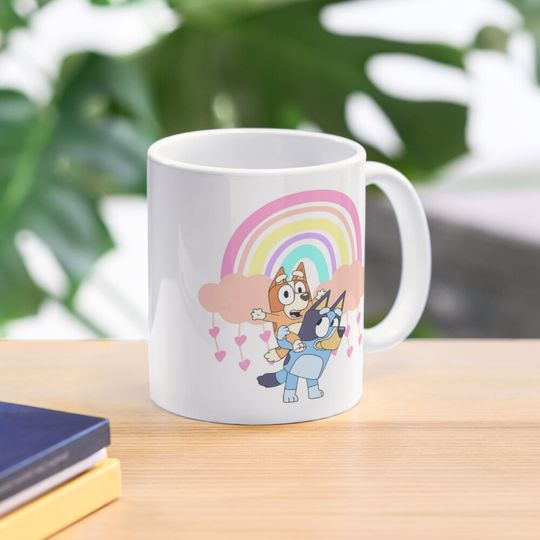 BlueyDad Characters, BlueyDad and Bingo Coffee Mug