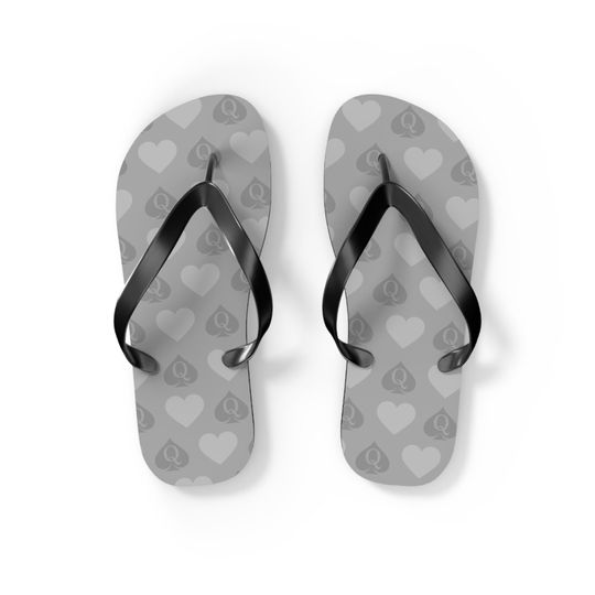 Queen of Spades Flip Flops for Summer Fun, QOS Flip Flops