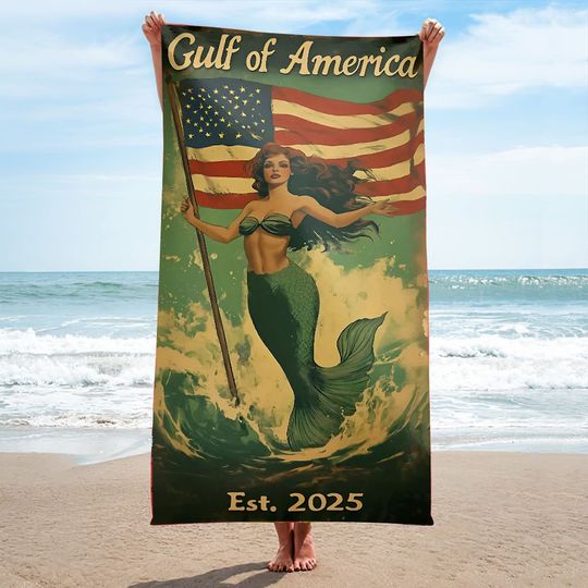 Gulf of America Beach Towel