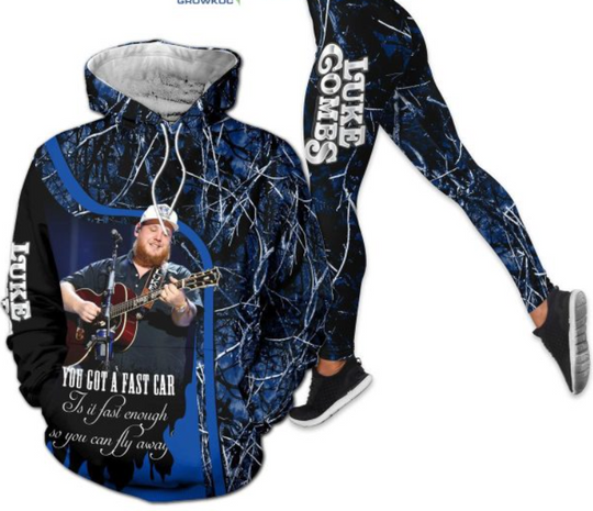 Discover Lukee Comb You Go A Fast Car Is It Fast Enough So You Can Fly Away Hoodie Leggings Set