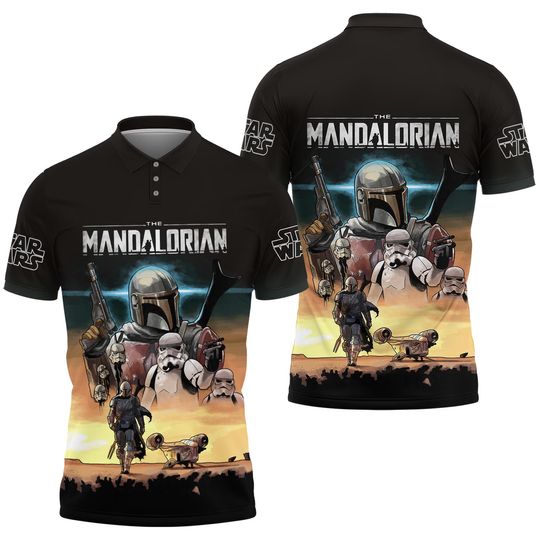 Star Wars The Mandalorian Disney Polo Shirt