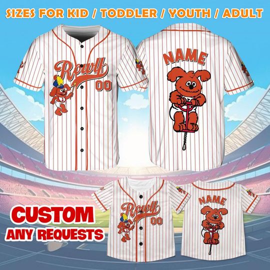 Baby Rowlf the Dog Jersey Shirt, Disney Muppets Babie Baseball Jersey, Baby Rowlf Cosplay, Disney Trip Shirt, Disney World Shirt
