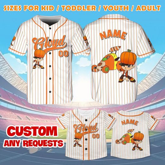 Gloyd Orangeboar Jersey Shirt, Disney Sugar Rush Racer Baseball Jersey, Wreck It Ralph Gloyd Orangeboar Cosplay, Magic Kingdom Shirt