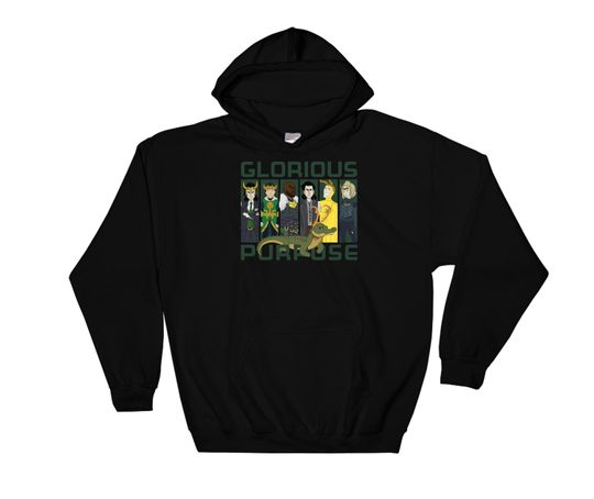 Marvel Loki Variants Alligator Loki Glorious Purpose Hoodie