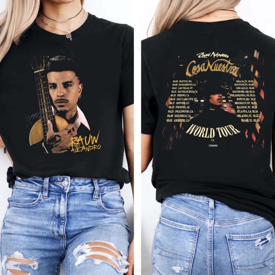 Rauw Alejandro Cosa Nuestra Tour Double Sided T-Shirt