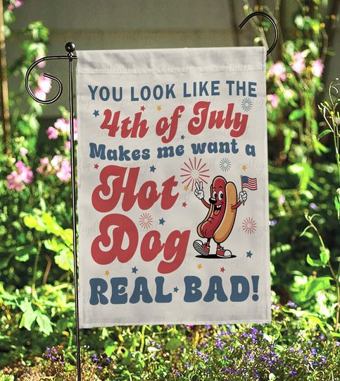 You Look Like 4Th Of July Flag, America Est 1776 Independence Flag, Home Of The Free Garden Flag, Friends & Family Freedom Usa Flag