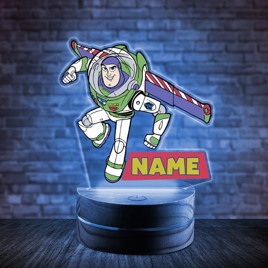 Custom Disney Pixar Toy Story Night Light, Family Toy Story Room Decor, Toy Story Birthday Gift for Kids, WDW Disneyland Friend Gifts