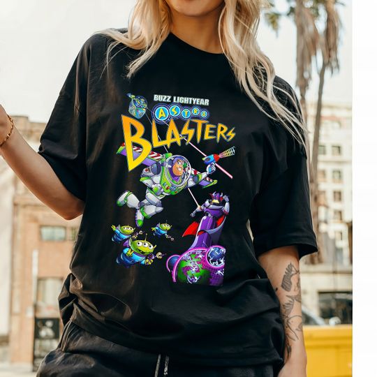 Disney Pixar Toy Story Buzz Lightyear's astro Blasters Shirt, Toy Story Land Shirt, Disneyland Family Vacation Gift, Magic Kingdom Shirt
