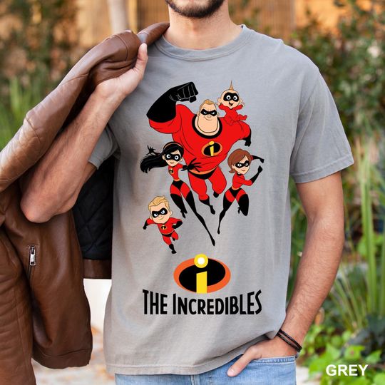 The Incredibles Family Shirt, Comfort Colors Disney Shirt, Pixar Incredibles Shirt, Mr. Incredible Elastigirl Violet Dash Jack Shirt
