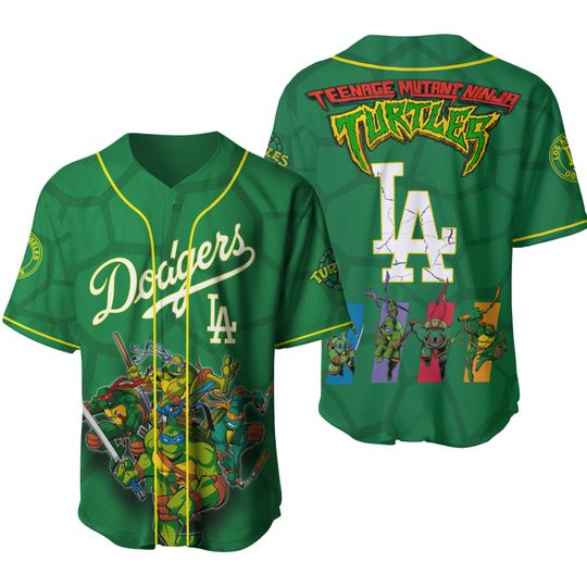 Ninja Turtles Night Game 2025 Baseball Jersey