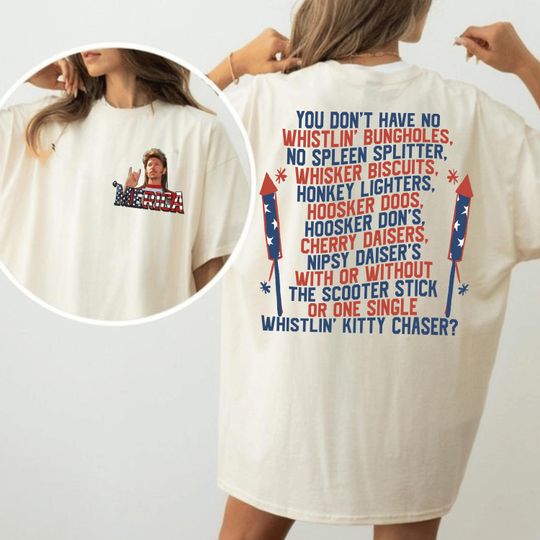 Joe Dirt Merica 2 Sides Shirt, Funny 4th of July Tee, Independence Day Shirt