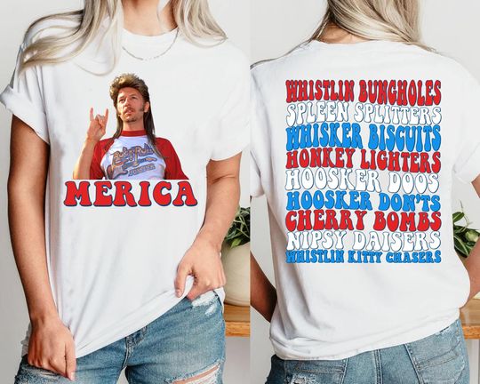Joe Dirt Merica July 4th T-Shirt, Funny Joe Dirt 4th of July T-Shirt, Happy 4th of July Shirt, 4th of July Gift