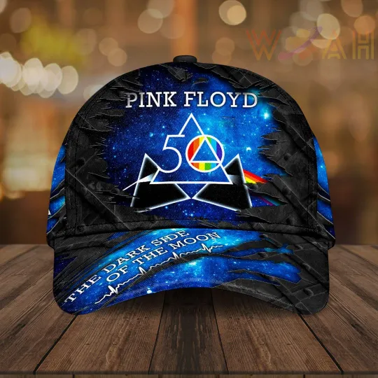 Pink Floyd Cap Retro Rock Hat Custom Adjustable Unisex Gift