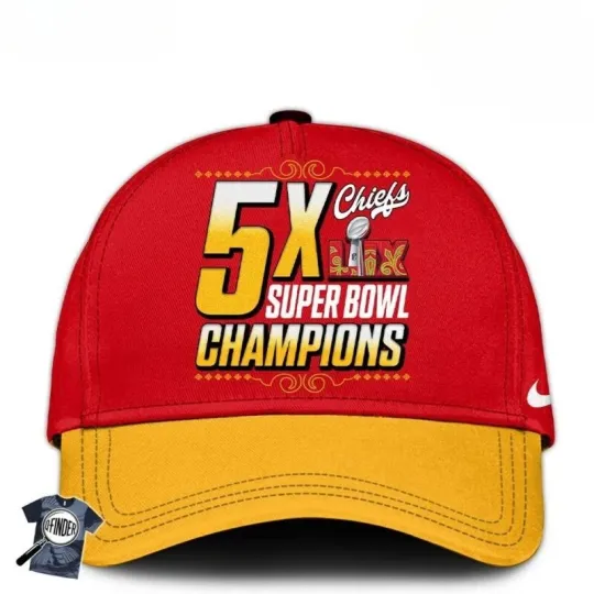 Chiefs Back-To-Back Super Bowl L.I.X Champs Cap - Kan.sas City Fan Must-Have