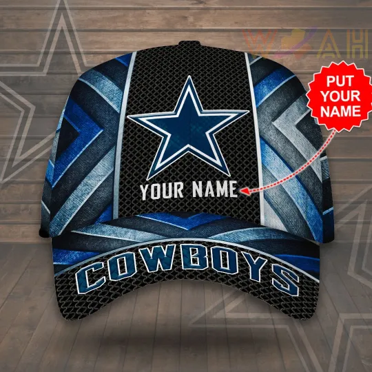 Dallas Cowboys Cap – Personalized Custom Hat for N.FL Fans, Great Gift Idea