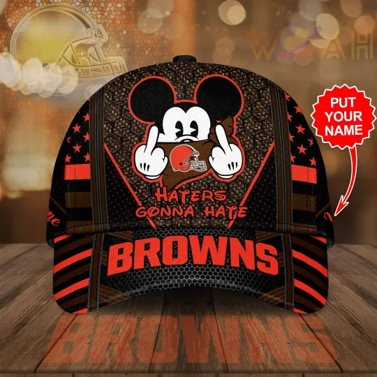 Custom Cleveland Browns Hat – Embroidered Football Cap for Game Day Style