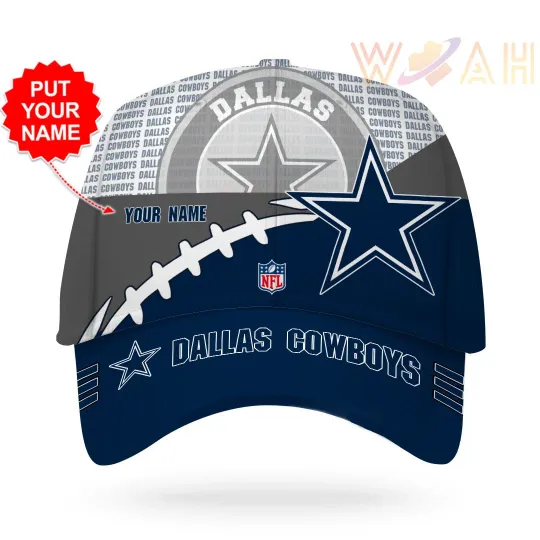 N.FL Dallas Cowboys Custom Cap – Unique Personalized Football Fan Hat