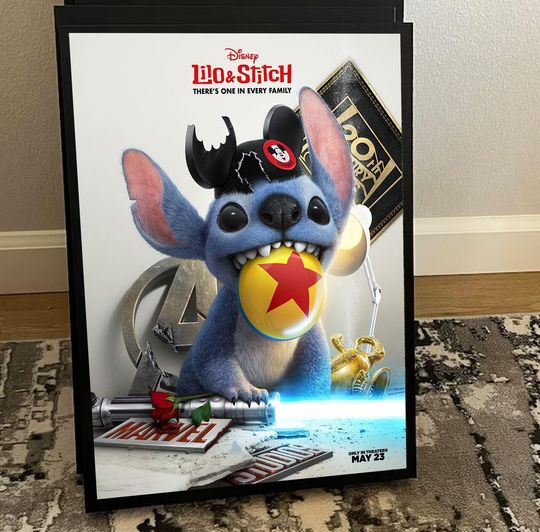 Lilo And Stitch 2025 Poster, No Framed