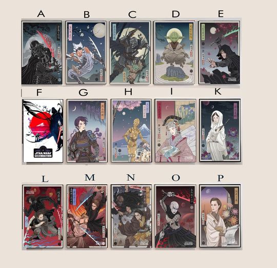 Star Wars Celebration Japan 2025 Arts Poster, No Framed