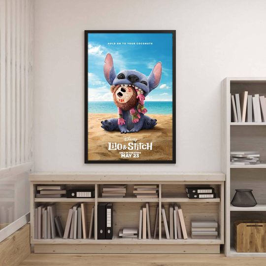 Lilo And Stitch 2025 Movie Poster, Stitch Wall Decor, Lilo and Stitch Wall Art Ohana Poster Stitch Gifts Home Decor, Birthday Gift
