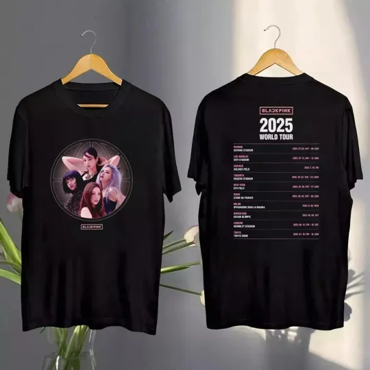 Discover 2025 Concert Tee, Black World Tour 2025 T-Shirt Gift for Fans