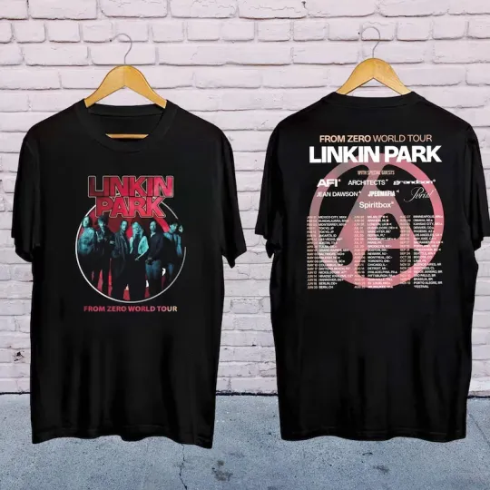 Discover 2025 Linkin Park From Zero World Tour Shirt, Linkin Park Rock Band Tee