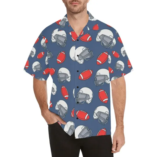 Discover American Football Hawaiian Shirt Beach Shirt Gift for Men and Women Summer Trip