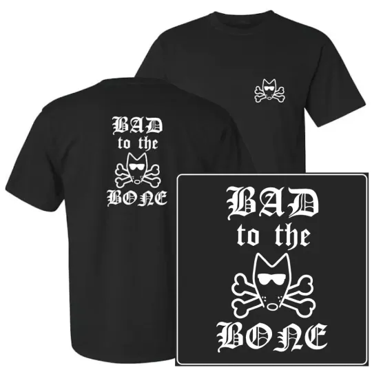 Discover Teddy the Dog T Shirt Bad to the Bone Unisex Classic Tee Fathers Day Ltd Edition