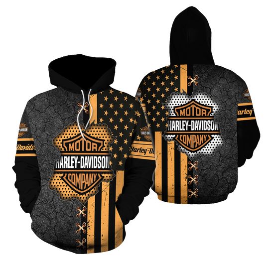Harley Racing Davidson 3D Hoodie