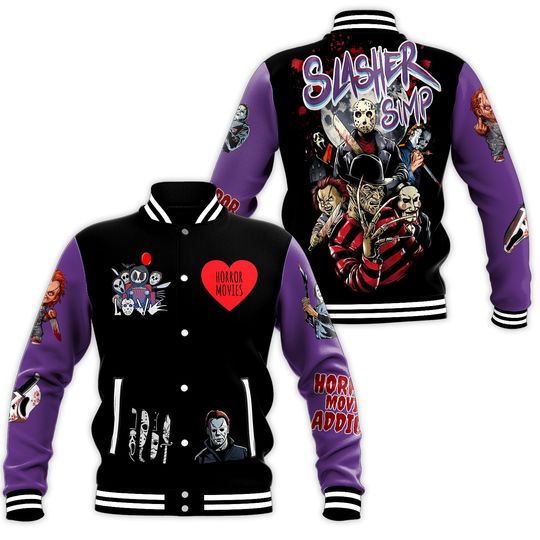 Horror Movies Slasher New Baseball Jacket For Fan