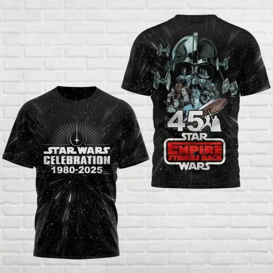 Star Wars The Empire Strikes Back 3D T-Shirt