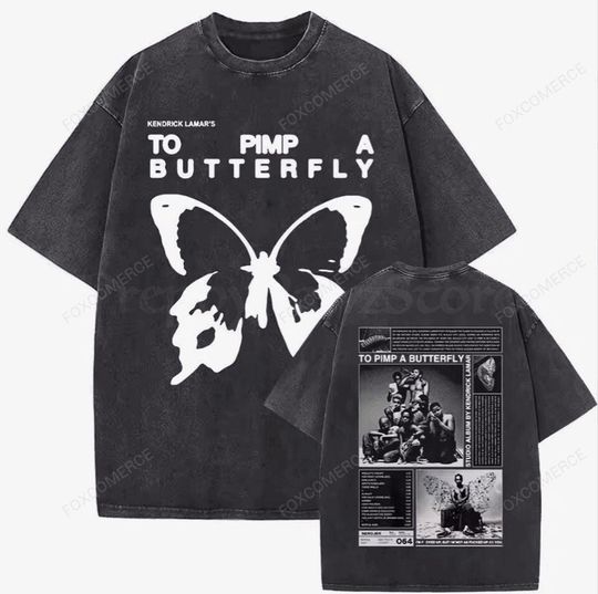 DAMN Album Kendrick Lamar Shirt  Washed Graphic Print Tee, Hip Hop Vintage T-Shirt