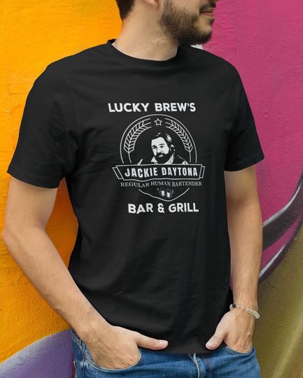 Jackie Daytona Unisex T-Shirt - Lucky Brew's Bar and Grill Theme