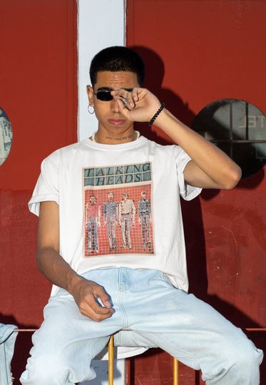 Talking Heads Unisex Tshirt, More Songs About Buildings And Food, Vintage Album Cover, Talking Heads Cover