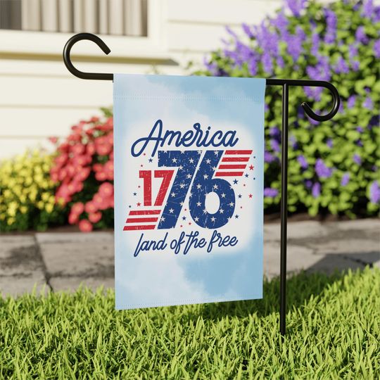Discover Patriotic Garden Flag, 4th of July Decor, Independence Day Outdoor Decoration