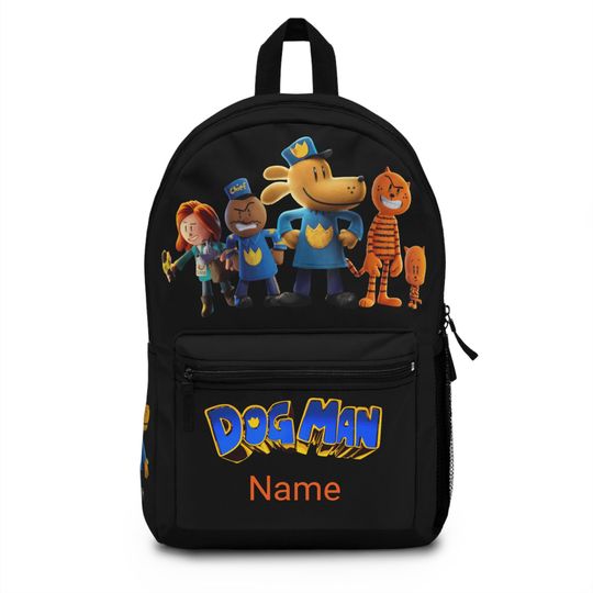 Dog Man Personalized Kids' Backpack | School Bag | Back to School Supplies